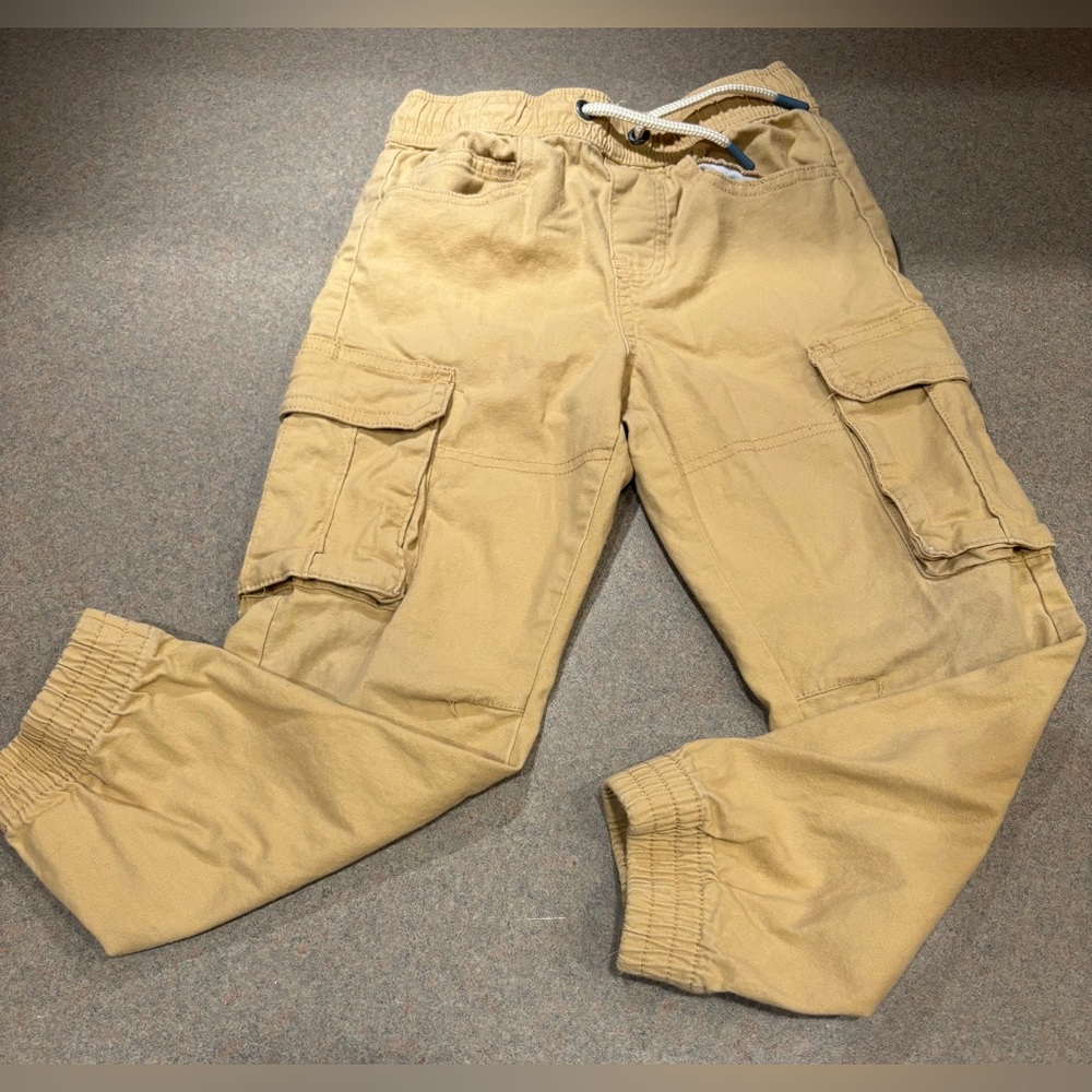 Kids Cargo Pants khaki-colored